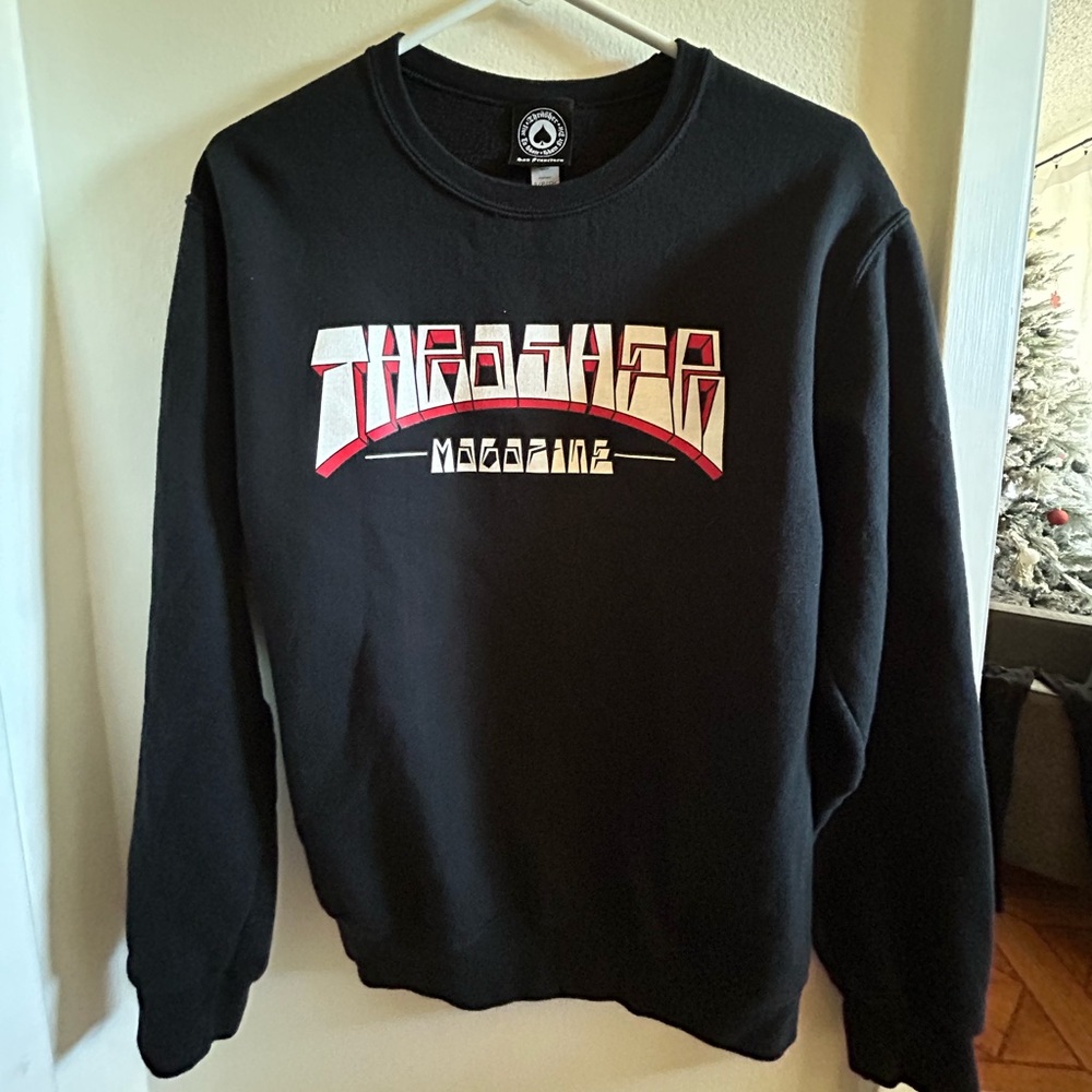 Thrasher magazine crew neck sweatshirt